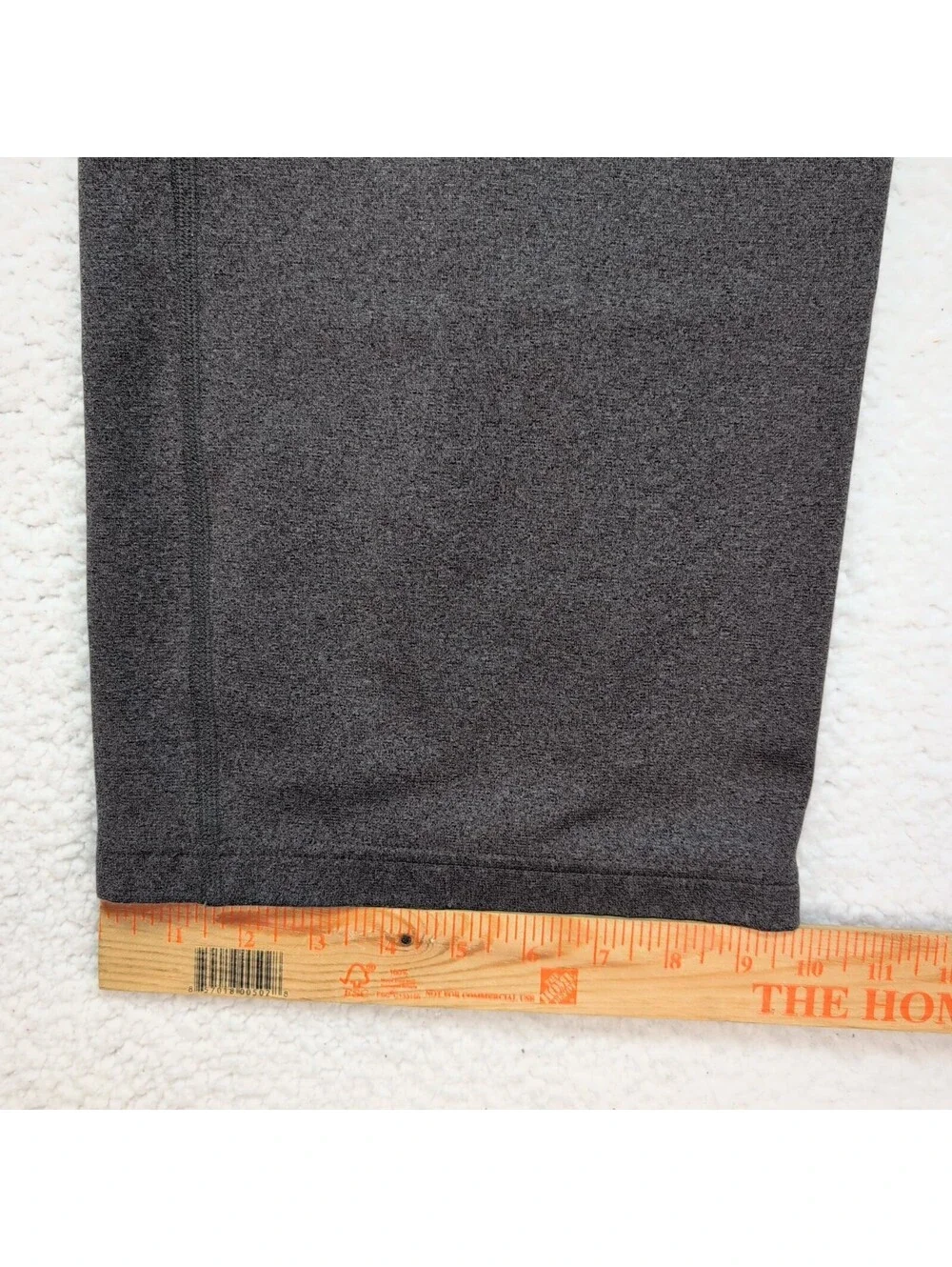 The North Face Mens Large Fleece Lounge Sweatpants Gray Logo Joggers